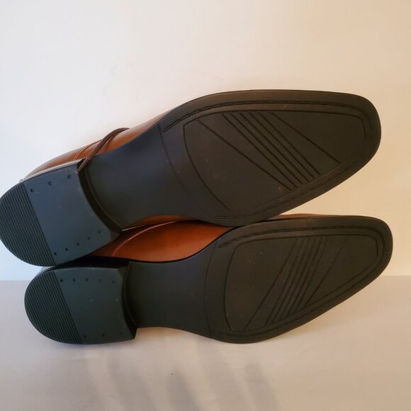 Alfani Men's Andrew Faux Leather Memory Foam Derby Plain Toe Size 10.5M. - Picture 6 of 9